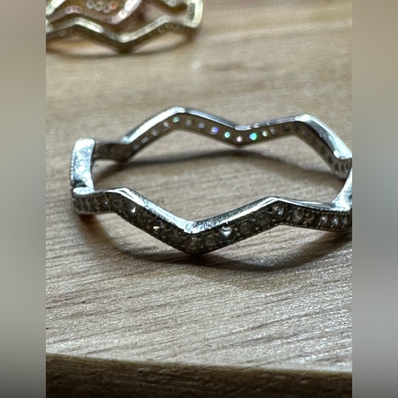 Stackable rings (3) NEW Sterling Silver - Picture 7 of 12